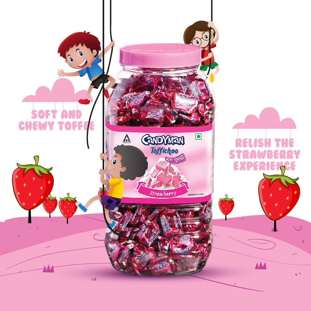 Candyman Toffichoo Strawberry Front