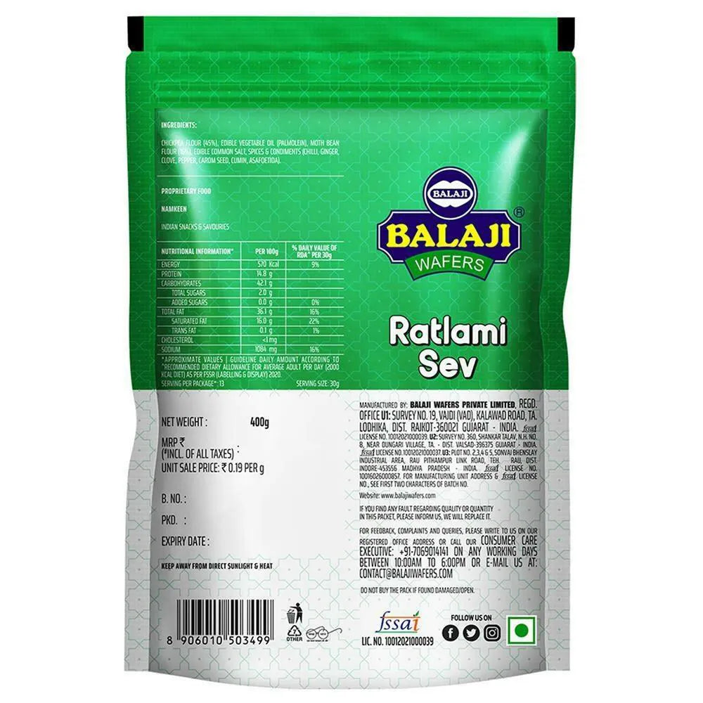 Balaji Ratlami Sev Authentic Indian Snack