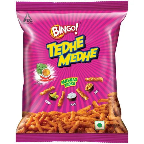 Bingo! Tedhe Medhe Masala Tadka, 80 g