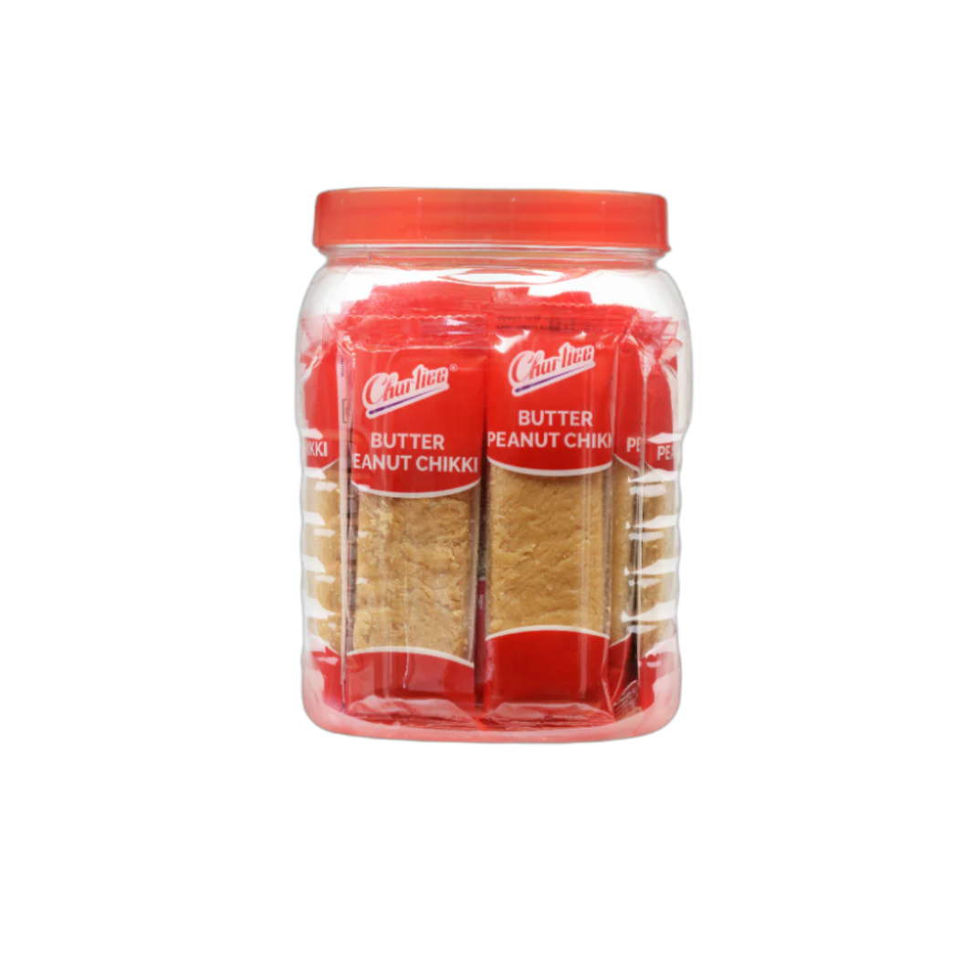 Charliee Butter Peanut Chikki 450g Jar (15g x 30Units)