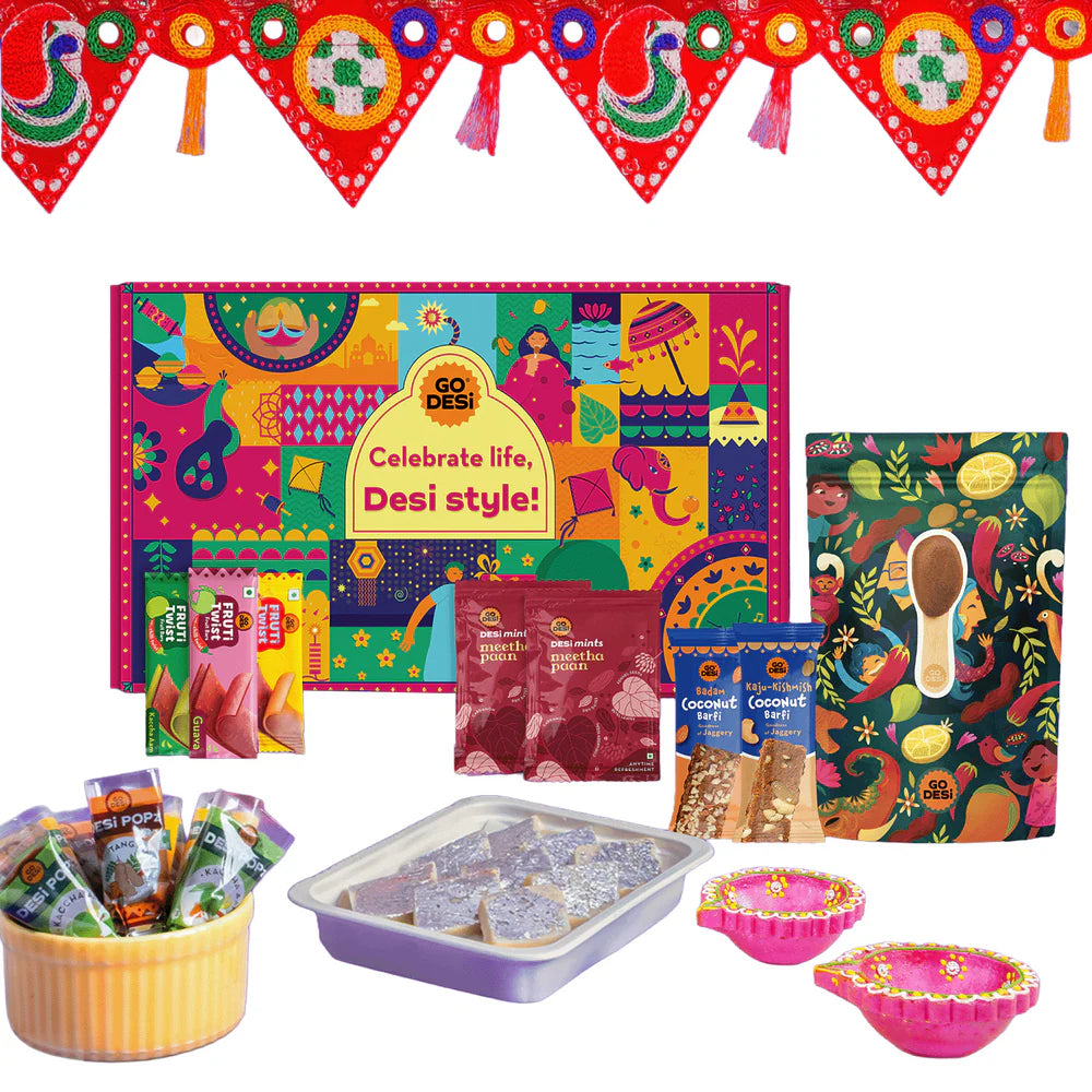 GO DESi Diwali Gift Box | 17 Items