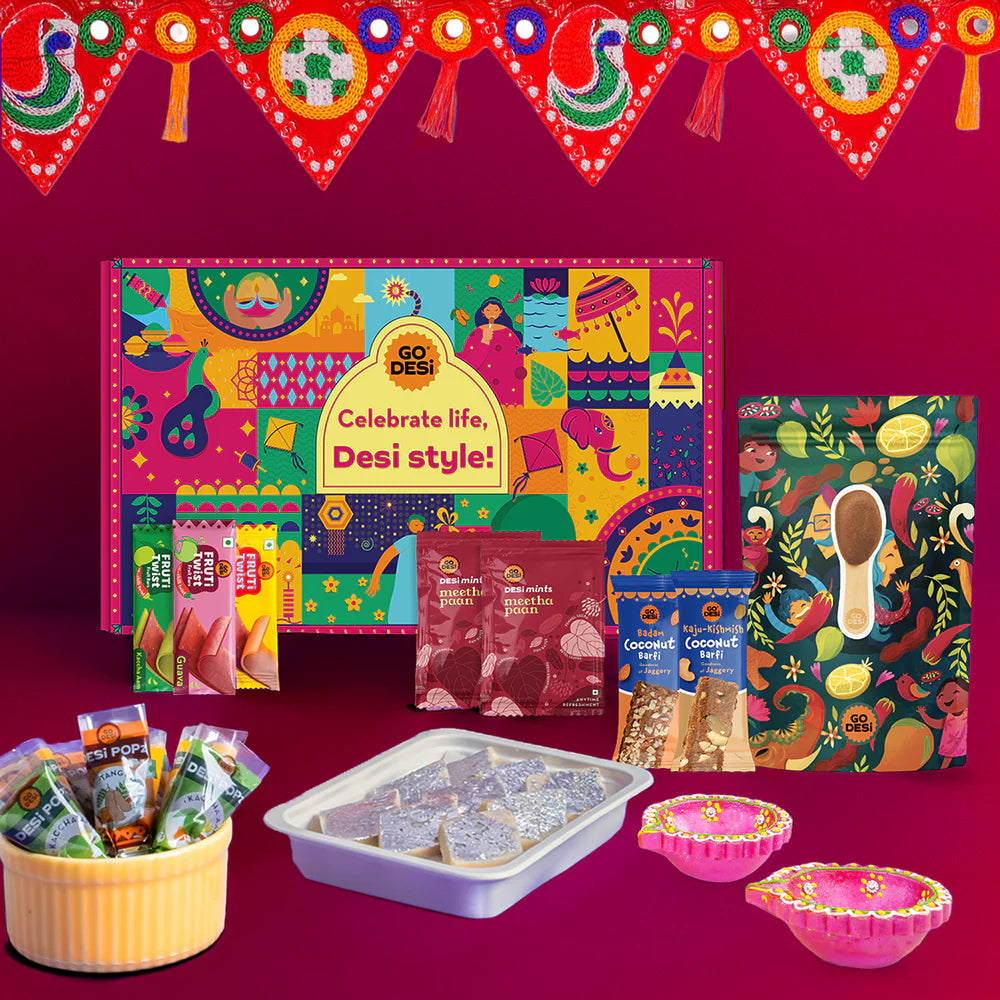 GO DESi Diwali Gift Box | 17 Items
