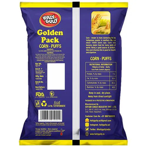Hully Gully- Tangy cocktail puffs (120 Gm)