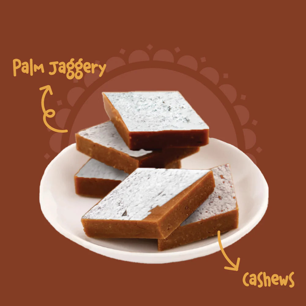 Jaggery Kaju Katli | Desi Meetha | Classic Sweets | 200g