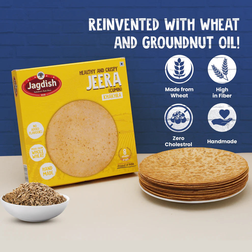 Jeera Khakhra - Traditional Indian Savory Delight