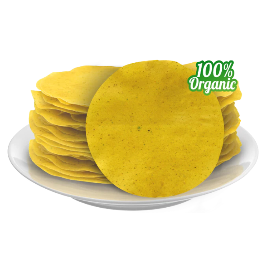 Khurat Red Chilli Papad - Authentic Spicy Indian Delight