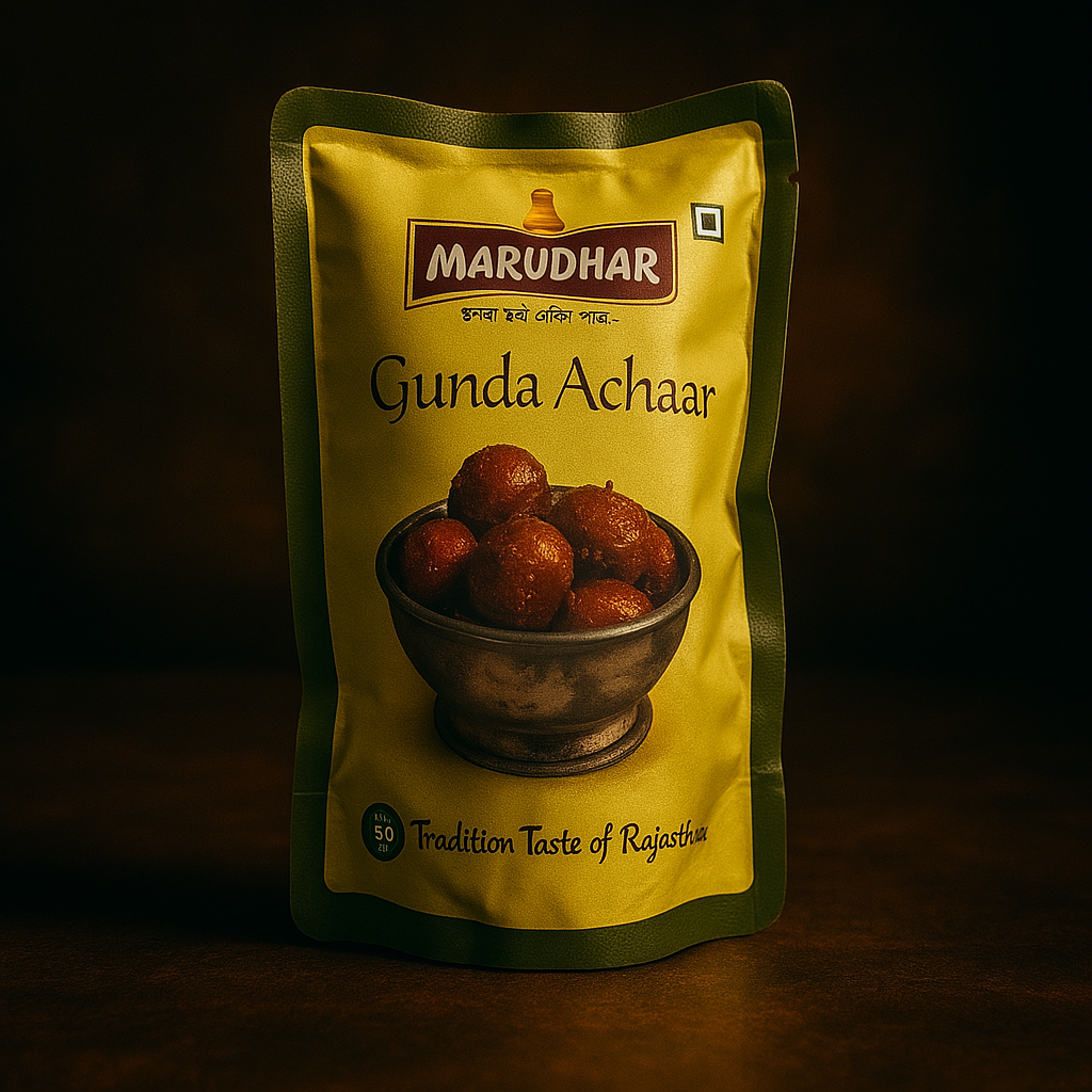 Marudhar Gunda Achaar – A Tangy Delight with Traditional Spices (200g)