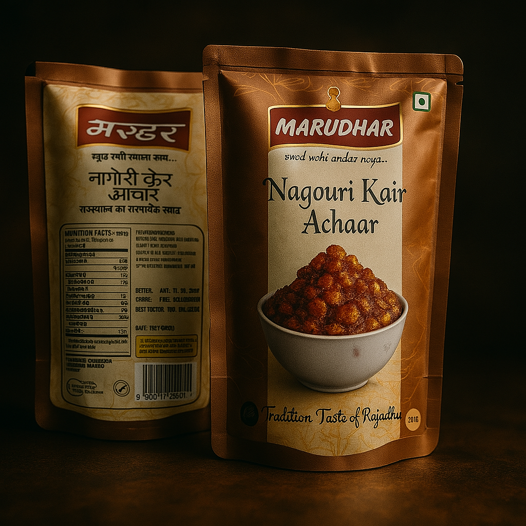 Marudhar Nagouri Kair Achaar – A Tangy Rajasthani Delight (200g)