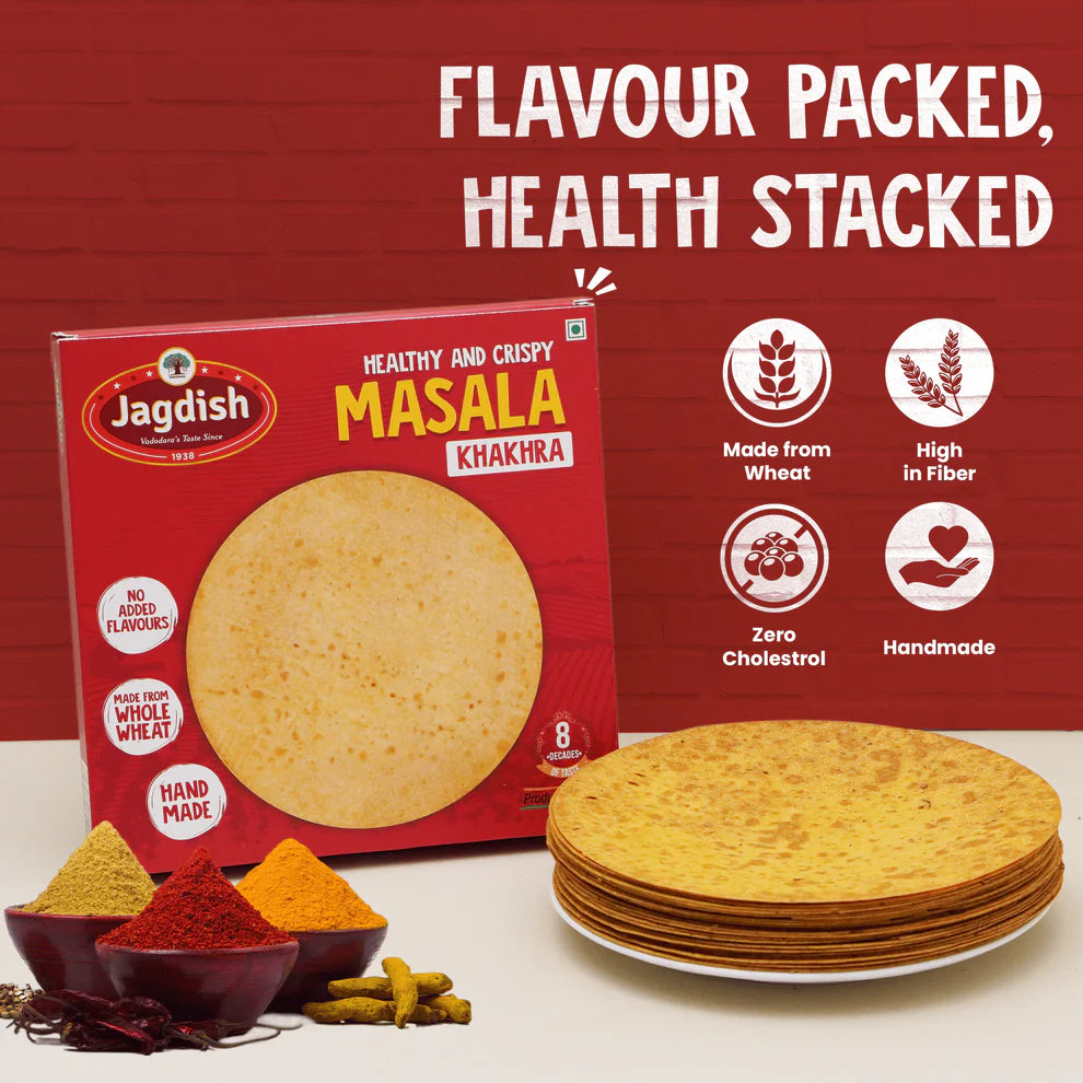 Masala Khakhra - Traditional Indian Crunchy Delight
