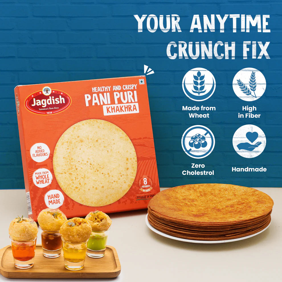 Panipuri Khakhra - Savory Indian Street Food Delight