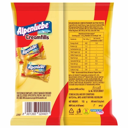 ALPENLIEBE Creamfills Butter Toffee