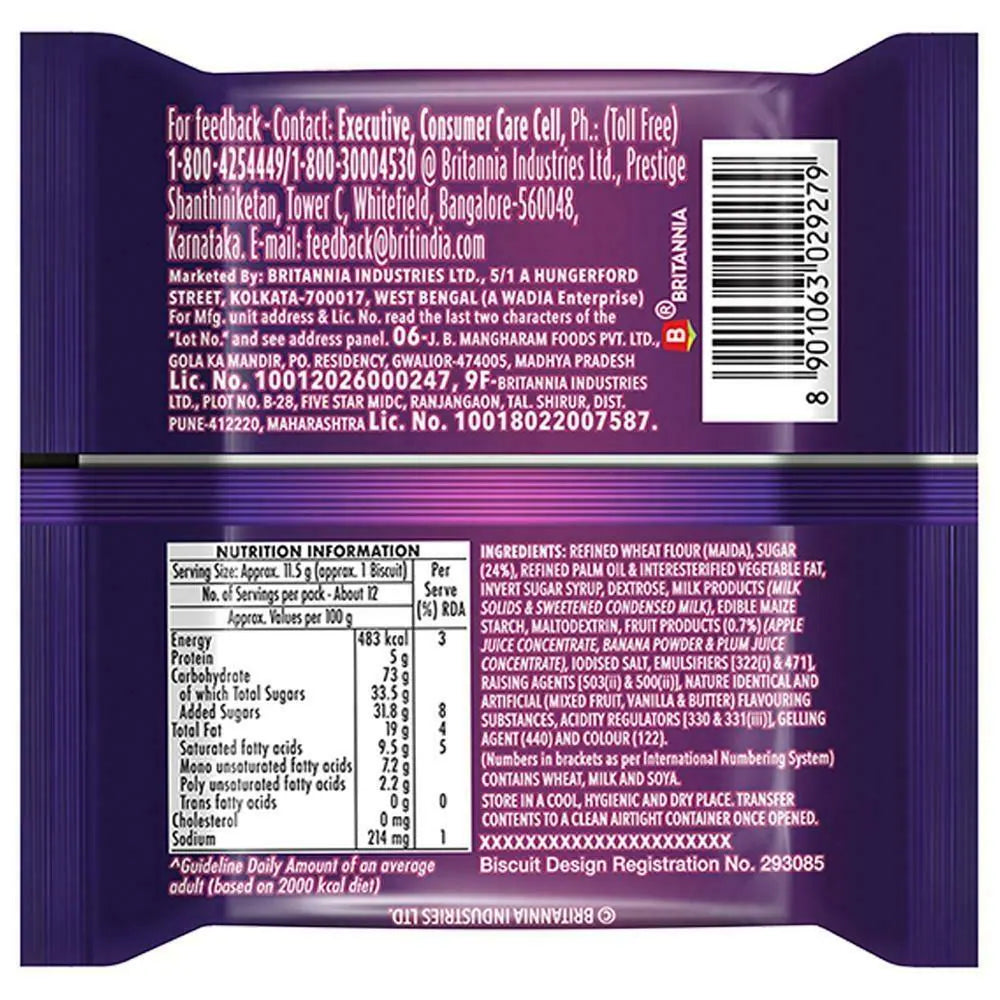 Britannia Jimjam Sandwich Biscuits Pack