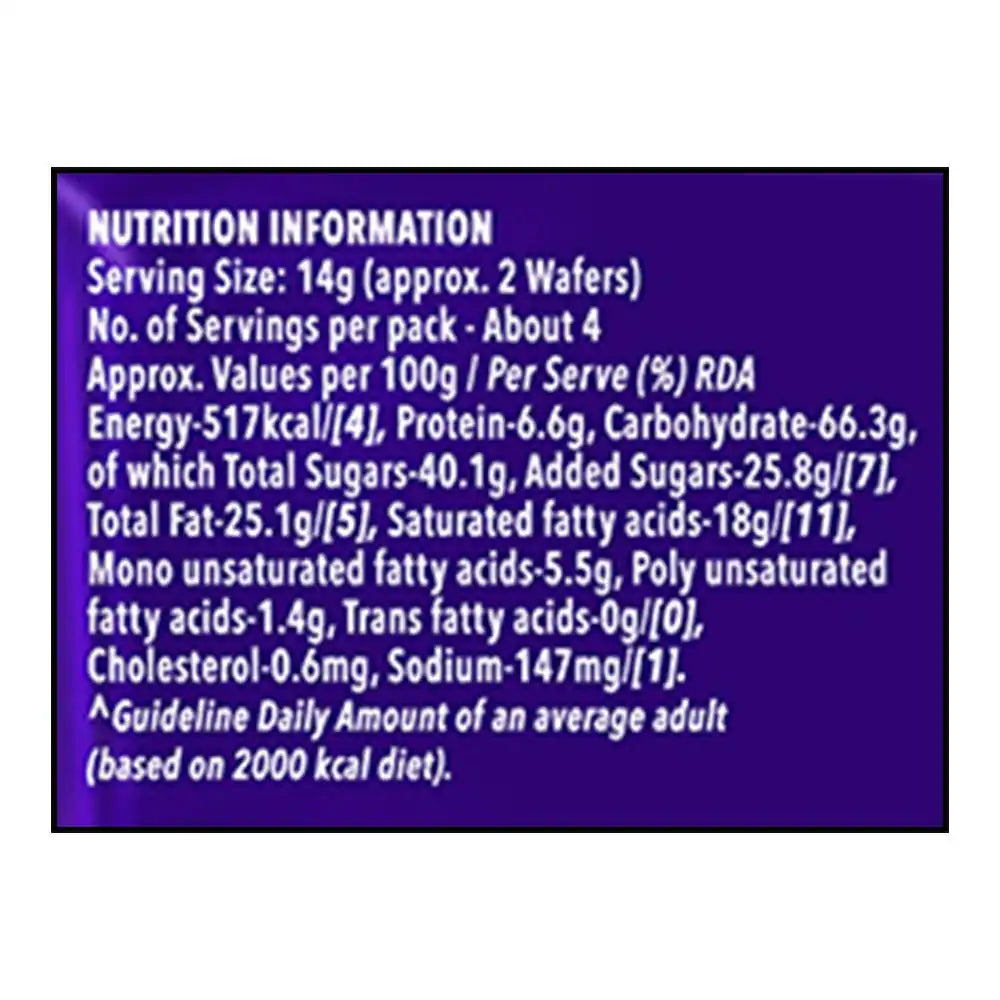 Britannia Treat Choco Creme Wafers Biscuit Nutrition