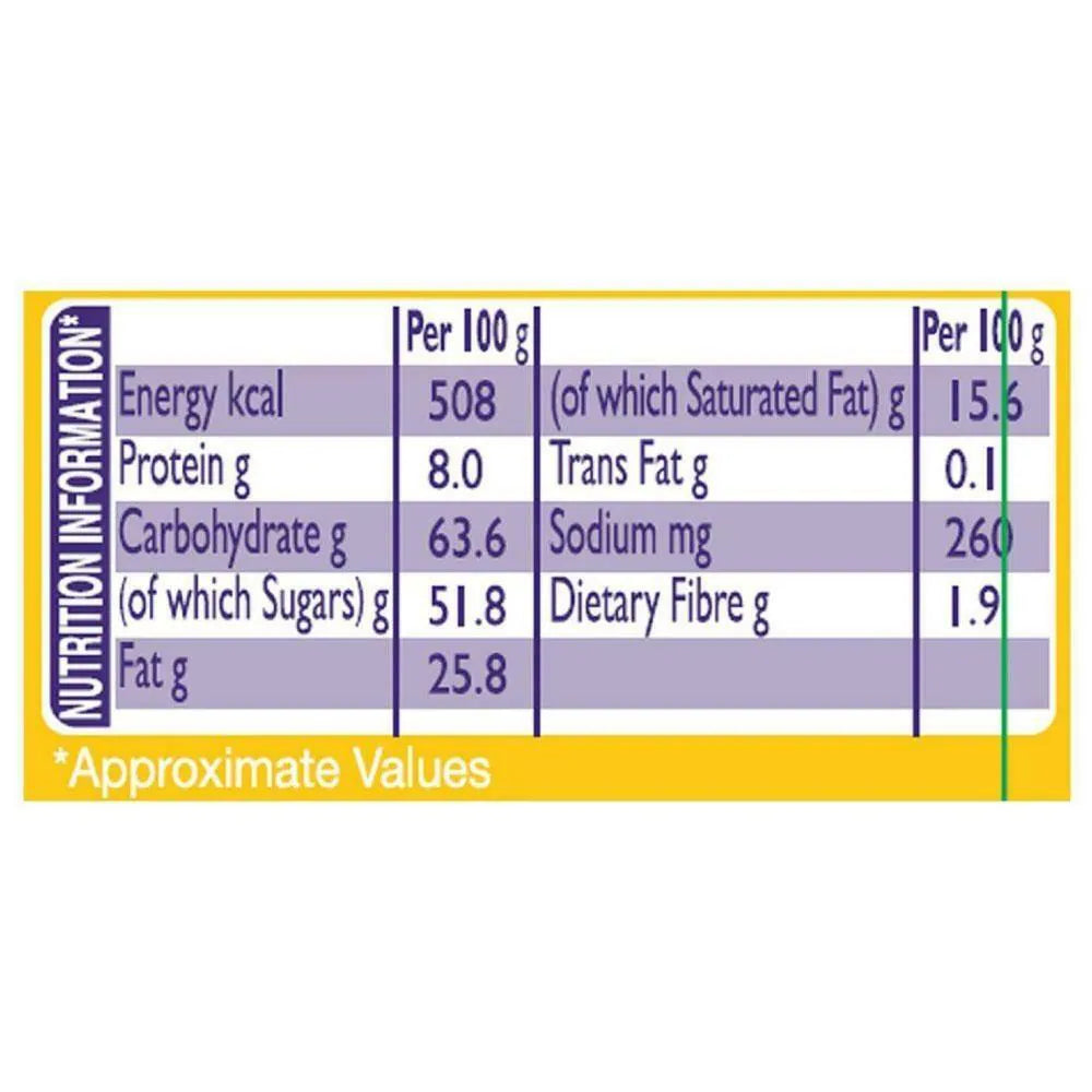 Cadbury Dairy Milk Crackle Chocolate, creamy chocolate, crackling rice crispies, indulgence, sweet cravings, joy, sharing, sensation, favorite, treat. Nutrition