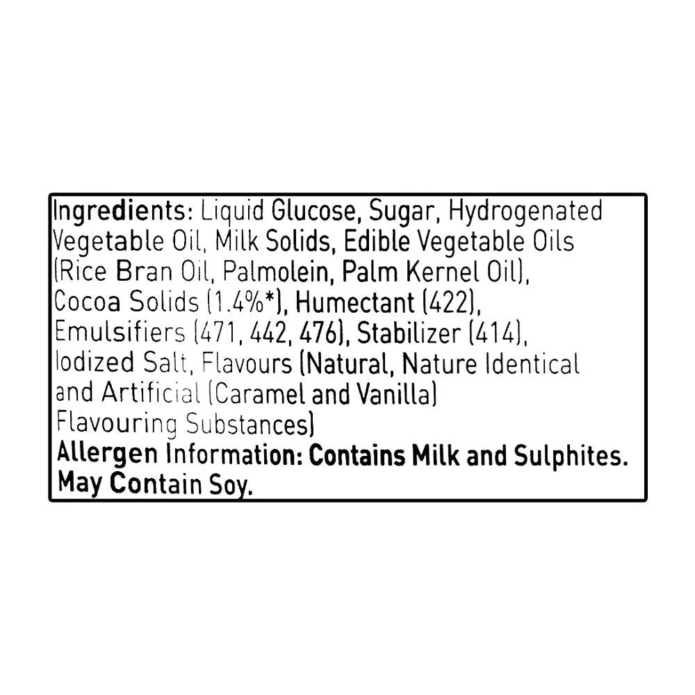 Cadbury Gold Choclairs Ingredients
