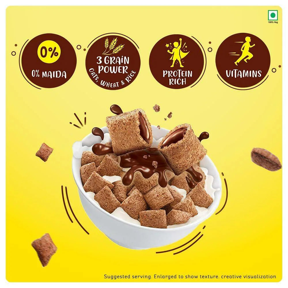 Kellogg's Chocos Fills, Double Chocolaty, Anytime Snack