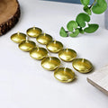 10 Pc Round Wax Candles – Elegant Décor for Meditation, Relaxation, and Special Occasions