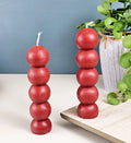12 Pc Knob Shape Wax Candle – Perfect for Home Decor & Relaxation