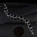 17cm Silver American Diamond Bracelet with Colors – A Vibrant Touch of Luxury
