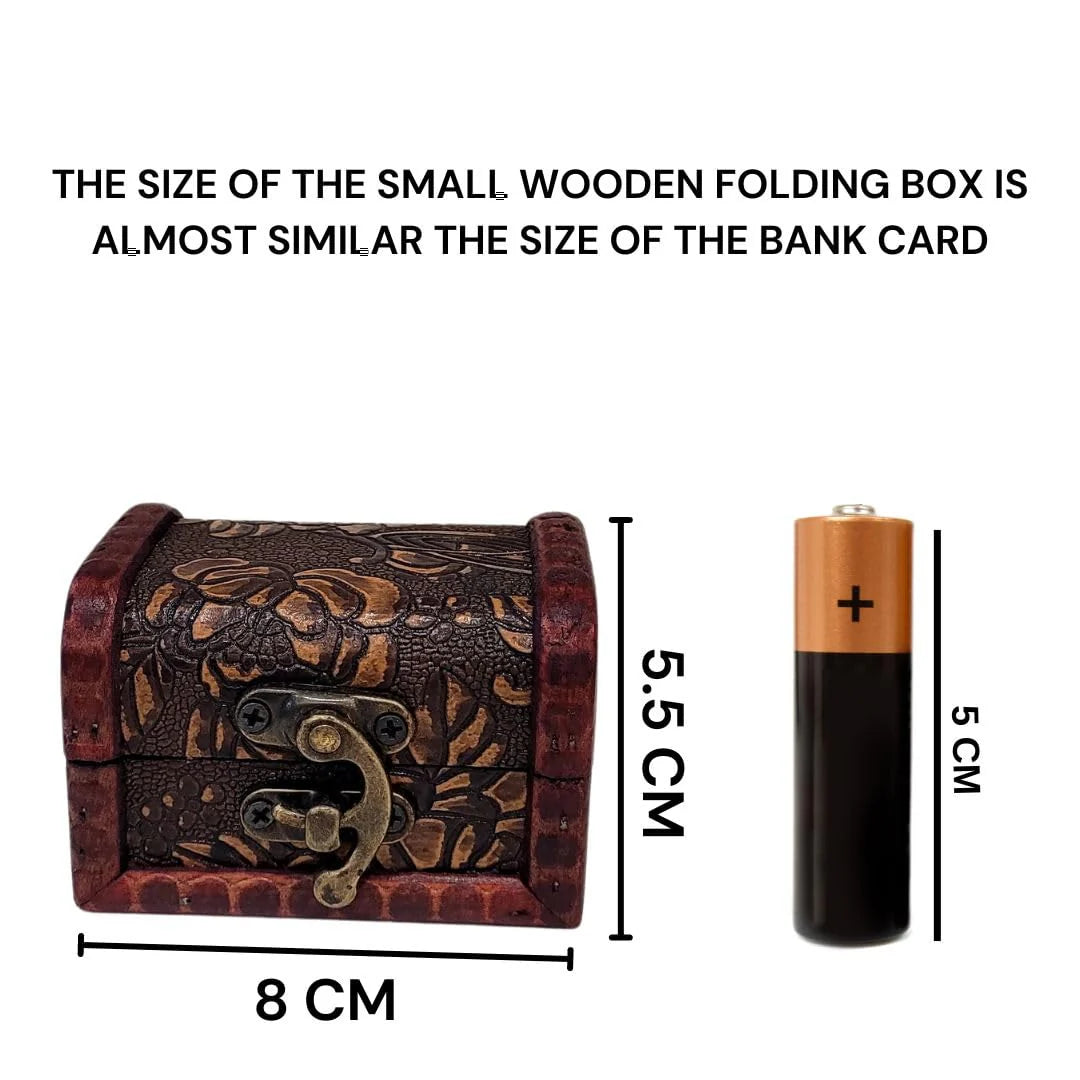 1 Set Wooden Folding Gift Box – Decorative Box for Special Occasions