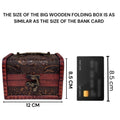 1 Set Wooden Folding Gift Box – Decorative Box for Special Occasions