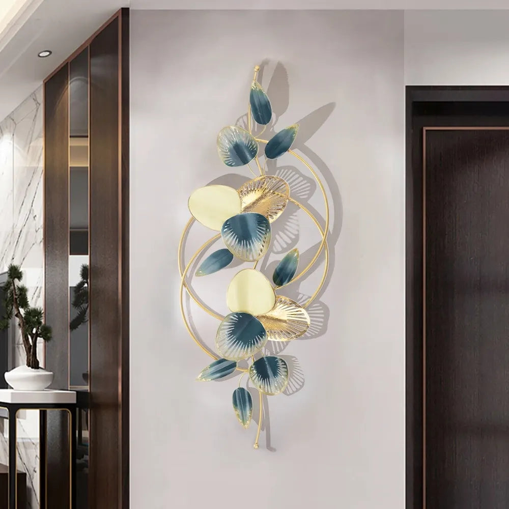 Modern Metal Leaves Wall Art – A Fresh, Nature-Inspired Addition to Your Space