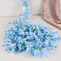 3 Lines Artificial Ixora Flower Garlands – Decorative Wall Hanging for Special Occasions