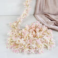 3 Lines Artificial Ixora Flower Garlands – Decorative Wall Hanging for Special Occasions