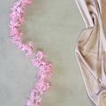 3 Lines Artificial Ixora Flower Garlands – Decorative Wall Hanging for Special Occasions