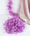 3 Lines Artificial Ixora Flower Garlands – Decorative Wall Hanging for Special Occasions