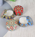 4 Pcs Tin Can Round Shape Aroma Scented Soy Wax Candle Gift – Perfect for Candlelight Dinners & Home Decor