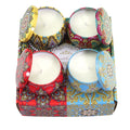 4 Pcs Tin Can Round Shape Aroma Scented Soy Wax Candle Gift – Perfect for Candlelight Dinners & Home Decor