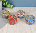 4 Pcs Tin Can Round Shape Aroma Scented Soy Wax Candle Gift – Perfect for Candlelight Dinners & Home Decor