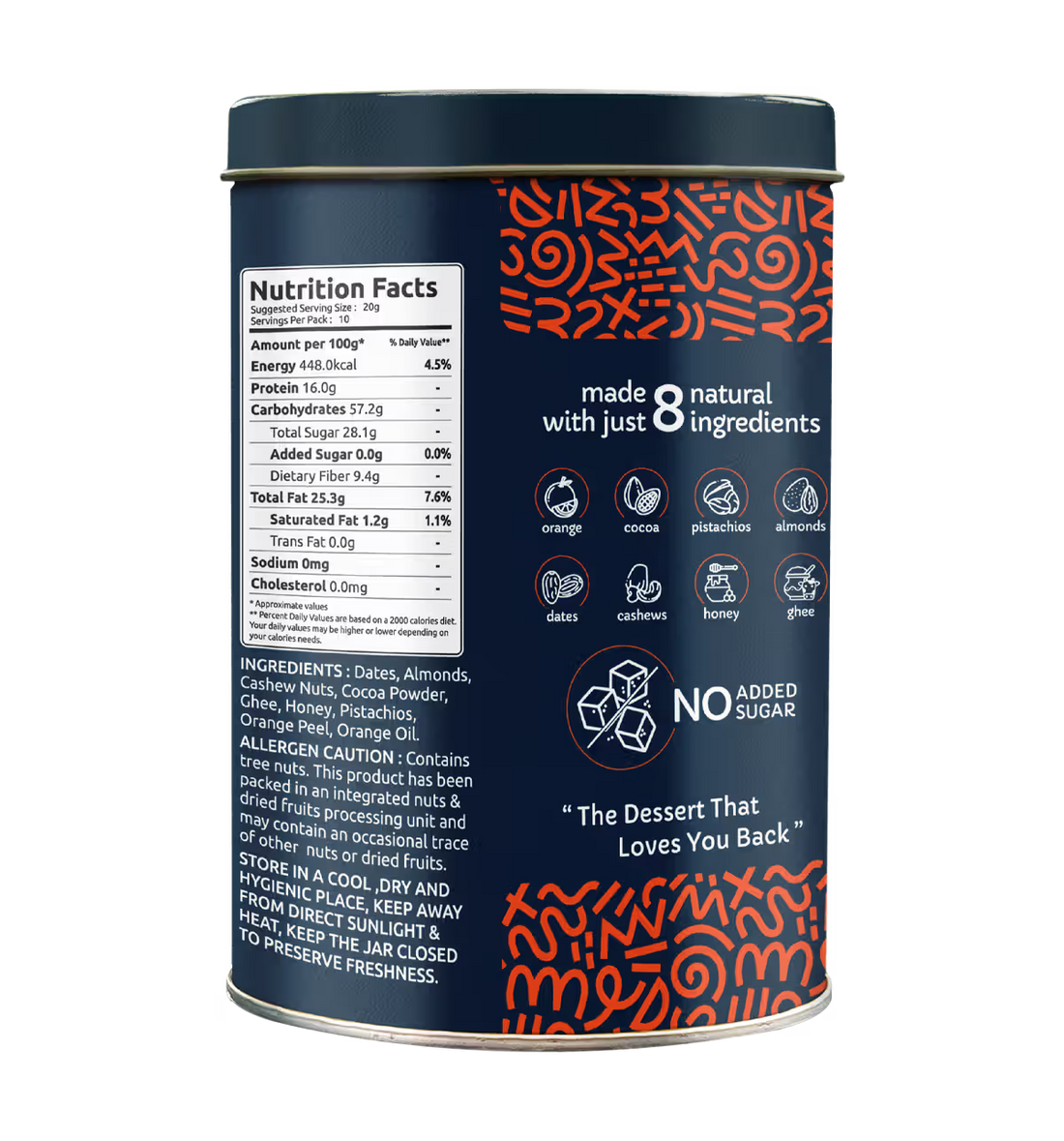 Farmley Dark Choco Orange Date Bites – Naturally Sweet Indulgence (No Added Sugar)