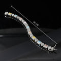 American Mix Color Diamond Loose Bracelet – A Vibrant Symphony of Sparkle
