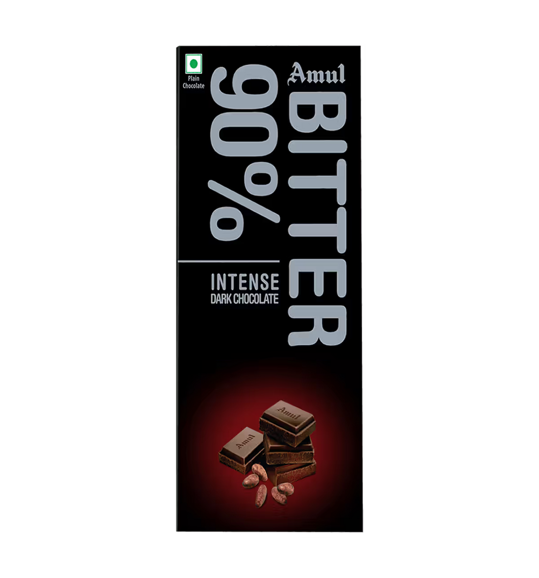 Amul Bitter 90% Chocolate – Pure Cocoa, Pure Indulgence
