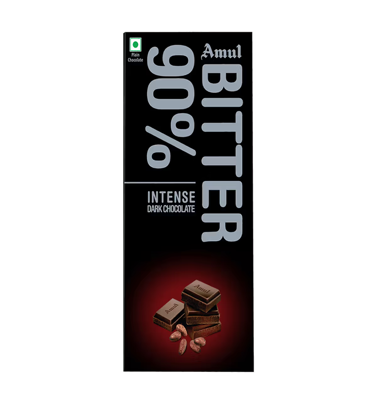 Amul Bitter 90% Chocolate – Pure Cocoa, Pure Indulgence