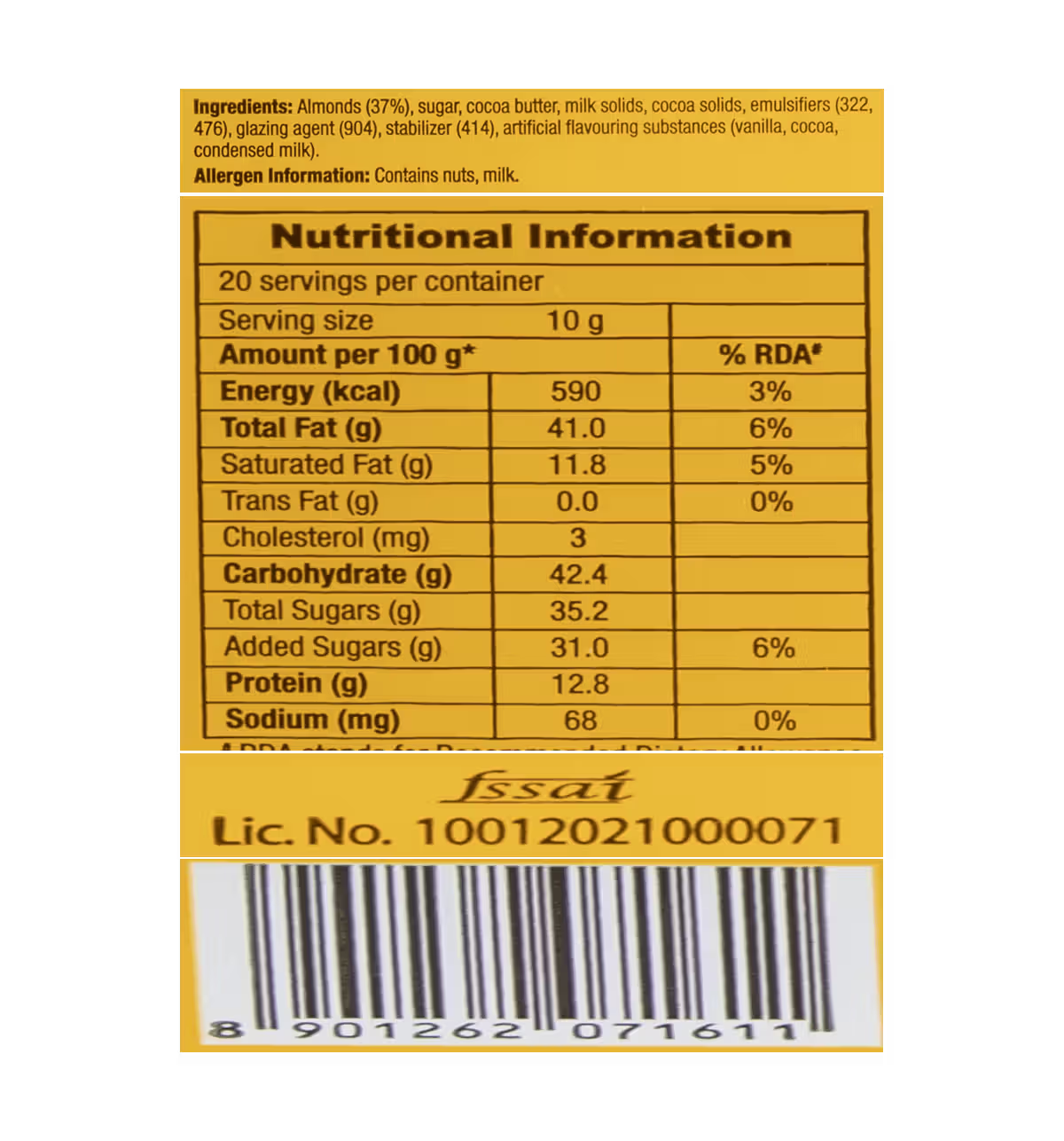 Amul Chocolate Coated Almonds – Crunch Meets Cocoa Perfection