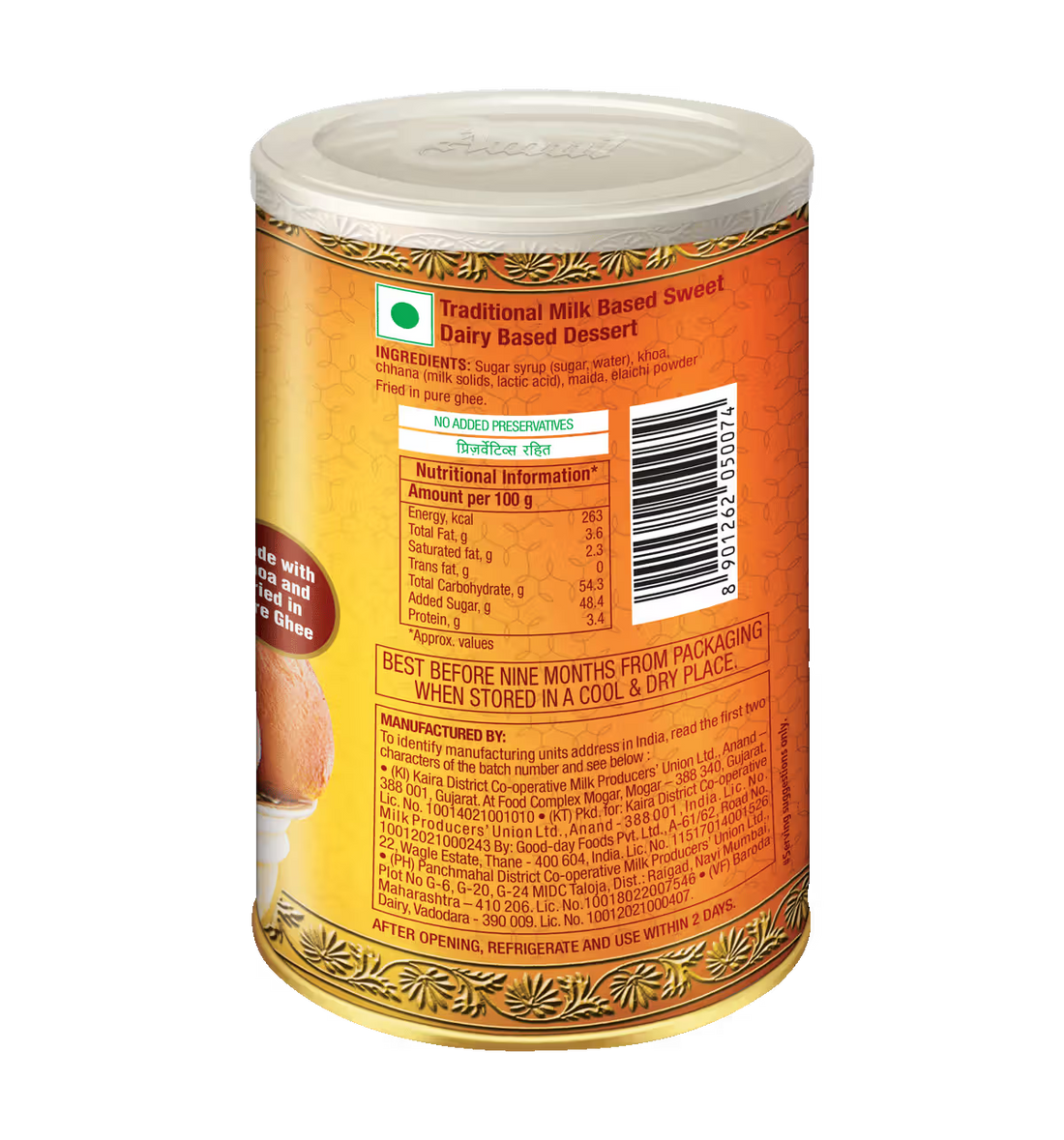 Amul Ghee Gulab Jamun – A Royal Taste of Indian Sweet Tradition