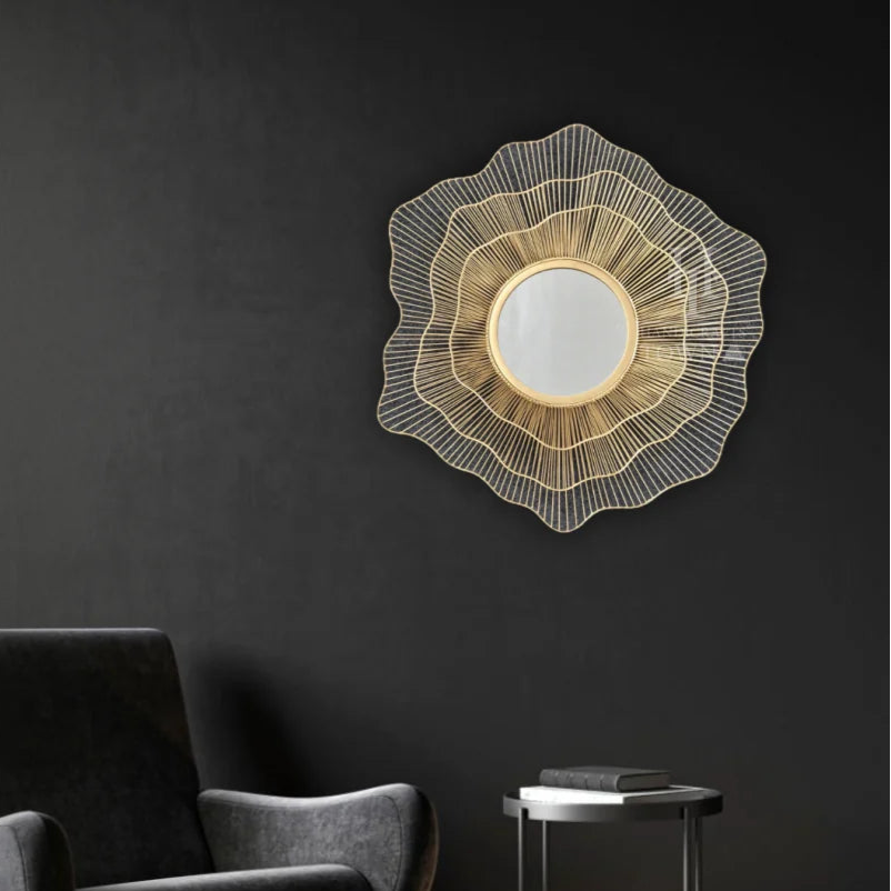 Anemone Gold Wall Mirror – A Luxurious Statement Piece