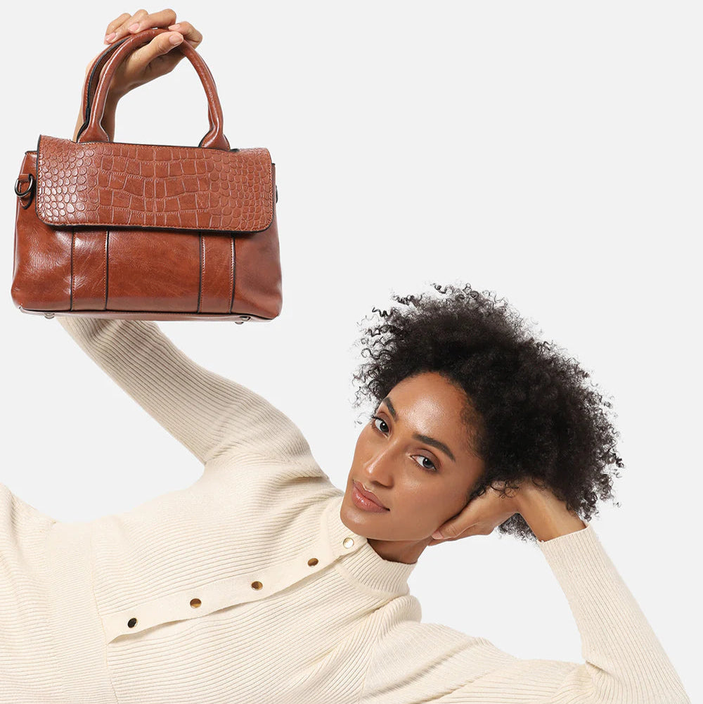 Aphrodite Brown Handbag – Where Elegance Meets Function