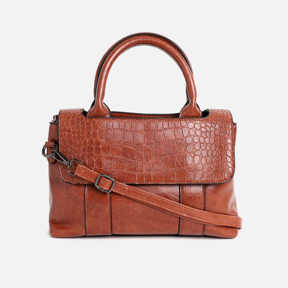Aphrodite Brown Handbag – Where Elegance Meets Function