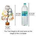 Artificial Seven Chakra Crystal Bonsai Tree – A Symbol of Balance & Positive Energy