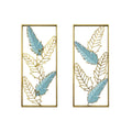 Aureate Petals Frame Metal Art Wall – A Radiant Touch of Luxury
