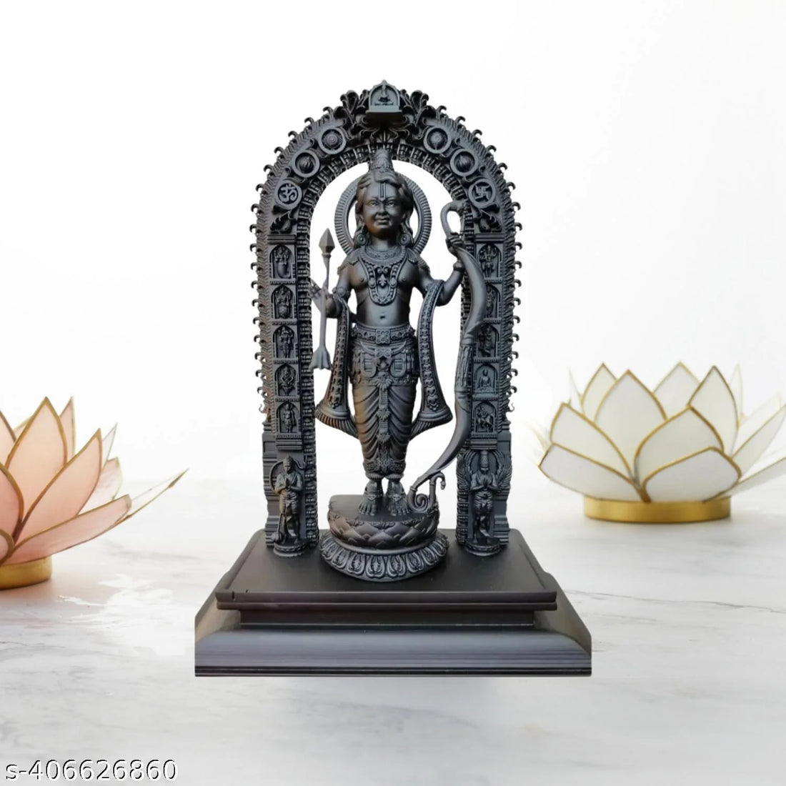 Ayodhya Ramji Showpiece – Shree Ram Lalla Idol for Home and Office Decor