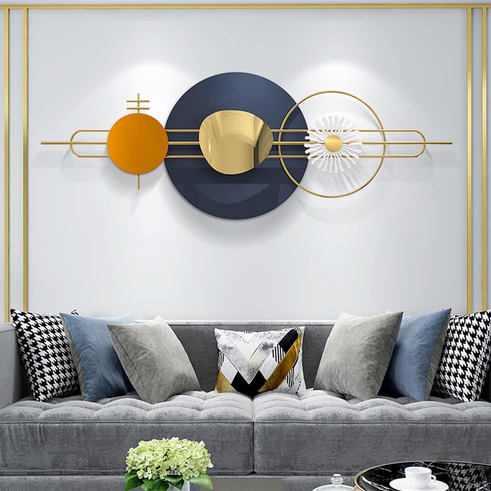 Azul Metal Wall Art – A Statement of Elegance and Serenity