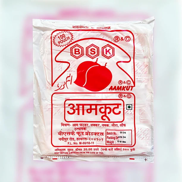 BSK Aamkut Churan | Pack of 100 – Tangy Delight, The Desi Way!