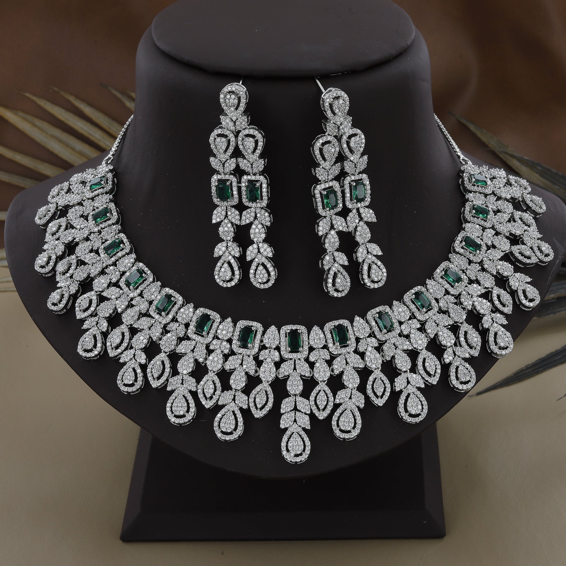 Big Wedding and Party Wear Diamond Necklace – A Dazzling Masterpiece of Luxury and Elegance