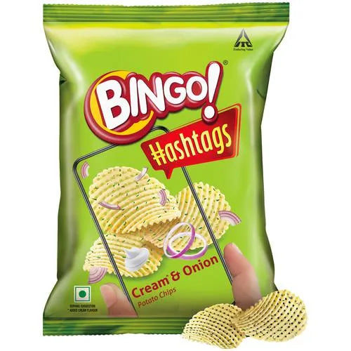 Bingo Hashtag - Cream & Onion | Smooth & Savory Crunch