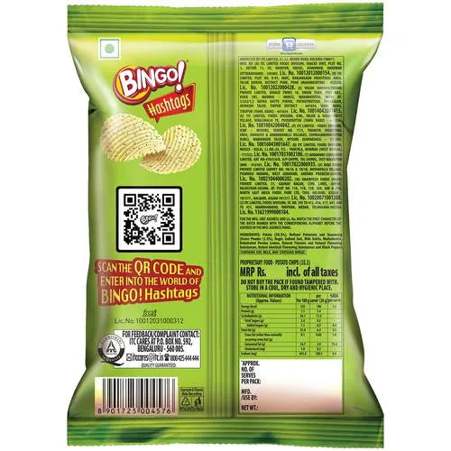 Bingo Hashtag - Cream & Onion | Smooth & Savory Crunch